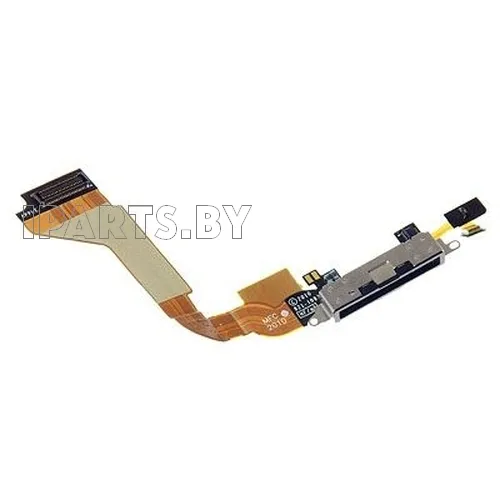 Шлейф для iPhone4 CHARGE CONN orig ЧЕРНЫЙ  (821-1093-А), для iPhone 4, арт. 00131