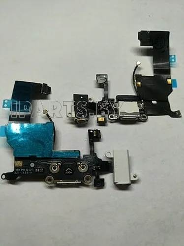 Шлейф для iPhone5 CHARGE CONN+H/F БЕЛЫЙ (821-1699-A), для iPhone 5, арт. 00152