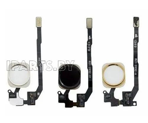 Шлейф для iPhone5S for Home Button flex + Home Button ЗОЛОТО (821-2092-A), для iPhone 5s, арт. 00168