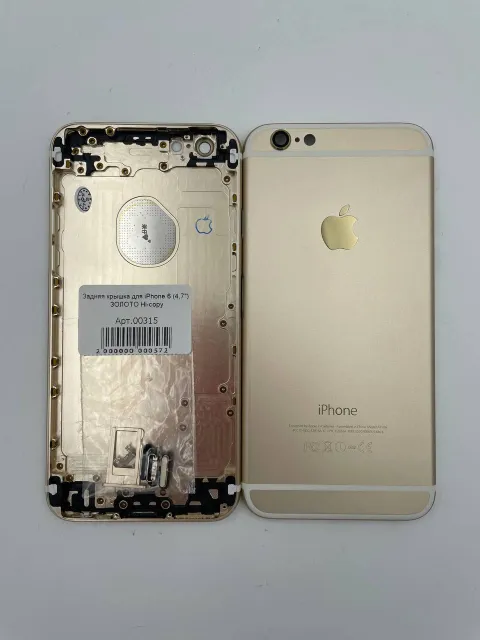 Задняя крышка для iPhone 6 (4,7") ЗОЛОТО Hi-copy, для iPhone 6, арт. 00315