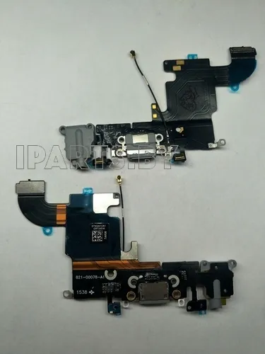 Шлейф для iPhone6S (4,7") CHARGE CONN orig ЧЕРНЫЙ (821-00078-A), для iPhone 6s, арт. 01252