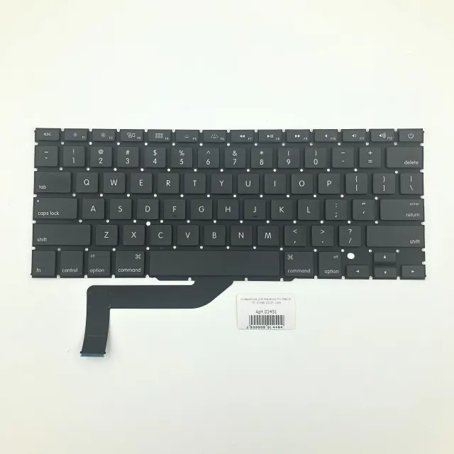 Клавиатура для MacBook Pro Retina 15" А1398 2012г. USA, для MacBook Pro Retina 15", арт. 01451